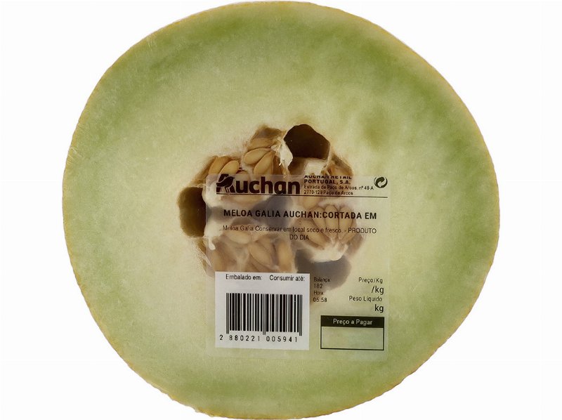 Meloa Galia Auchan Metade Kg