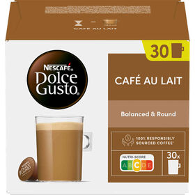 Cápsulas De Café Au Lait Int 7 Nescafé Dolce Gusto 30 Un