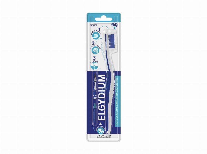 Escovas De Dentes Elgydium 4Em1 Suave 1Un