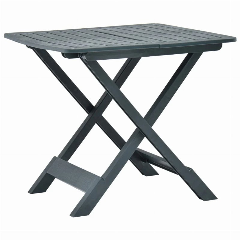 Hkh Mesa De Jardim Dobrável 79X72X70 Cm Plástico - Verde