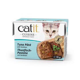 Comida Húmida Para Gato Pate Atum E Sardinha Catit 95 g
