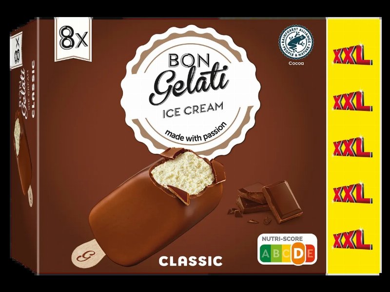 Gelado Baunilha Clássico