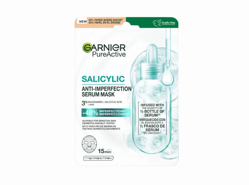 Máscara Rosto Garnier Pure Active Salicylic 30 gr