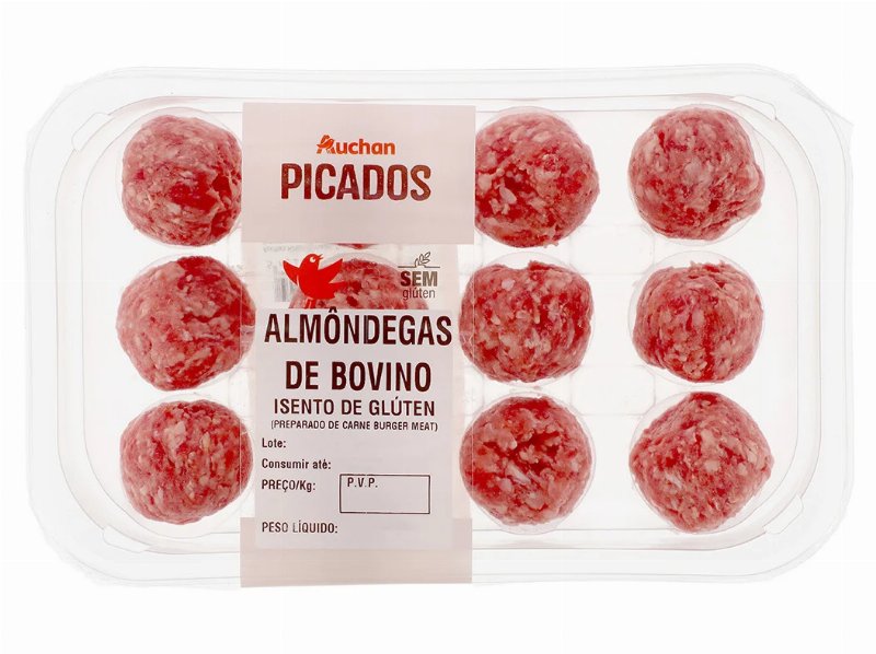 Almondegas De Bovino Isento De Gluten Auchan 350 gr