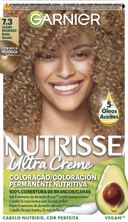 Coloração Nutrisse Louro Dourado 7.3 Nutrisse Garnier 1Un