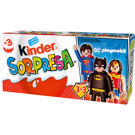 Ovo Chocolate De Leite Surpresa Kinder 60 gr (3 Un)