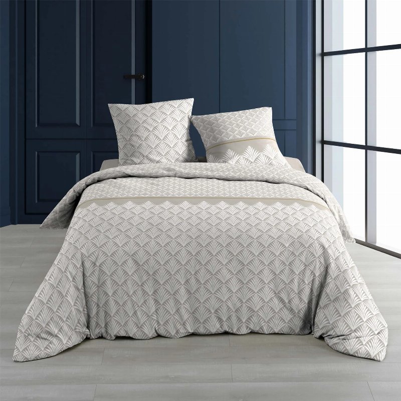 Hkh Jogo Cama 3 Peças Estampado Allover Orfea Natural