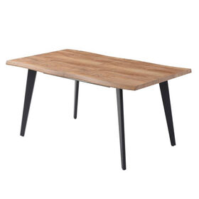 Mesa De Jantar Extensível Retangular Madeira 150-210X90X75Cm Kasa