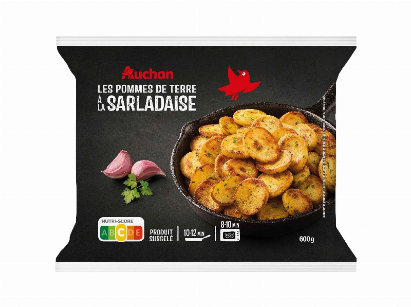 Batatas Auchan Salteadas Às Rodelas À La Sarladaise 600 g