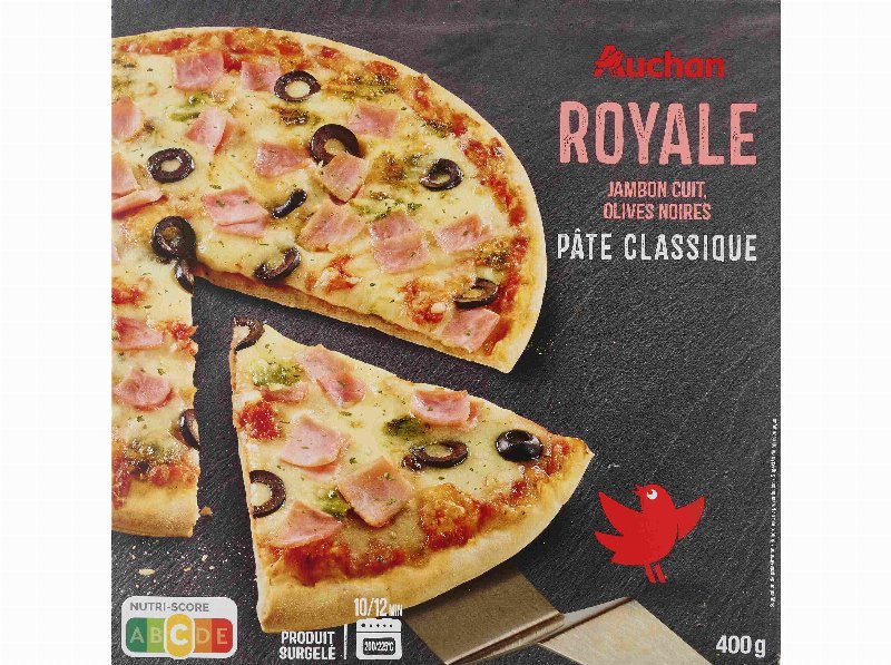 Pizza Auchan Massa Clássica Royale 400 g