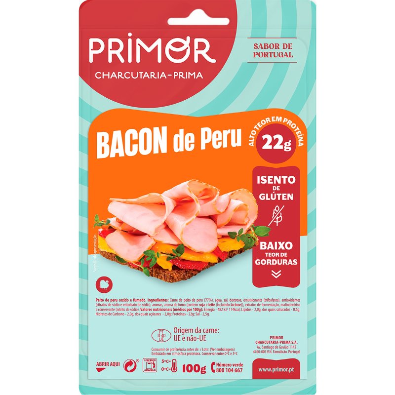 Bacon De Perú Fatias 100 g
