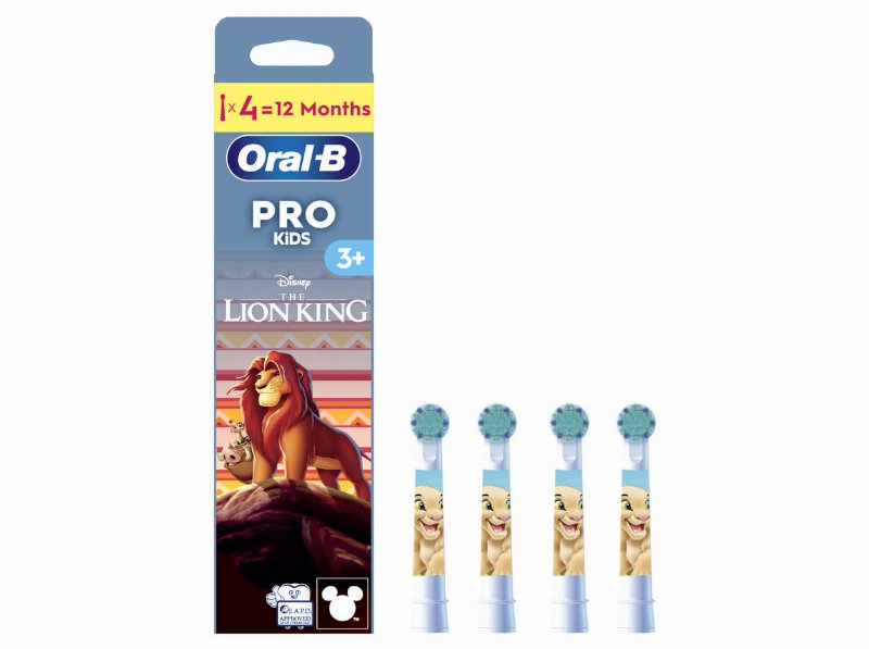 Recarga Pro Kids Oral-B 3+ Lion King 4Un