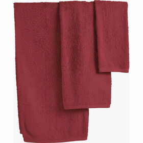 Conjunto De 3 Toalhas Leve Vermelho Kasa