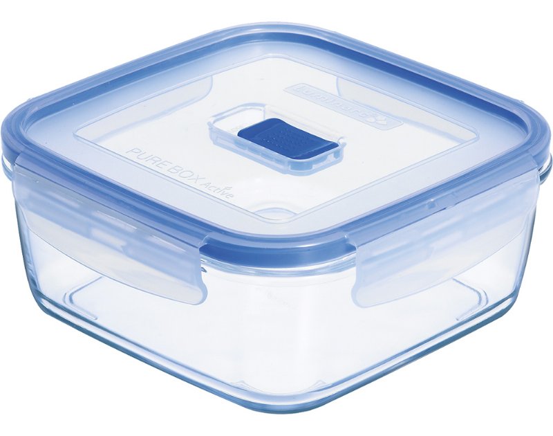 Caixa Quadrada Hermética Pure Box Active Luminarc 13X13Cm
