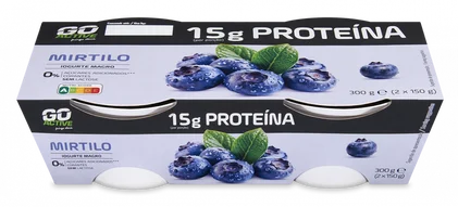 Iogurte Proteína Mirtilo Pack 2 Go Active 0.3Kg
