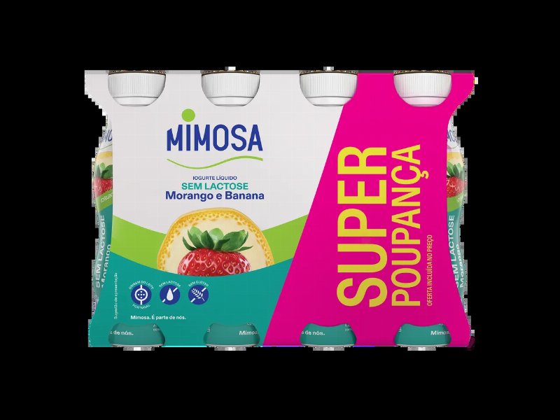 Iogurte Sem Lactose Banana/ Morango