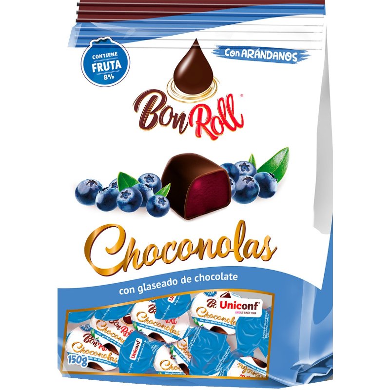 Guloseimas De Chocolate Preto E Mirtilo 150 g