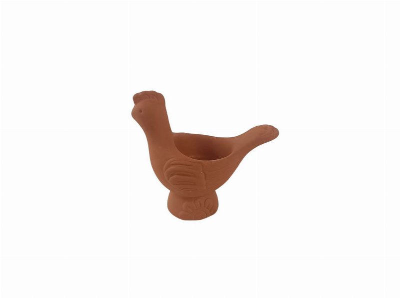 Castiçal Pássaro Para Tealight Actuel Terracota 10X5.5X8.5Cm