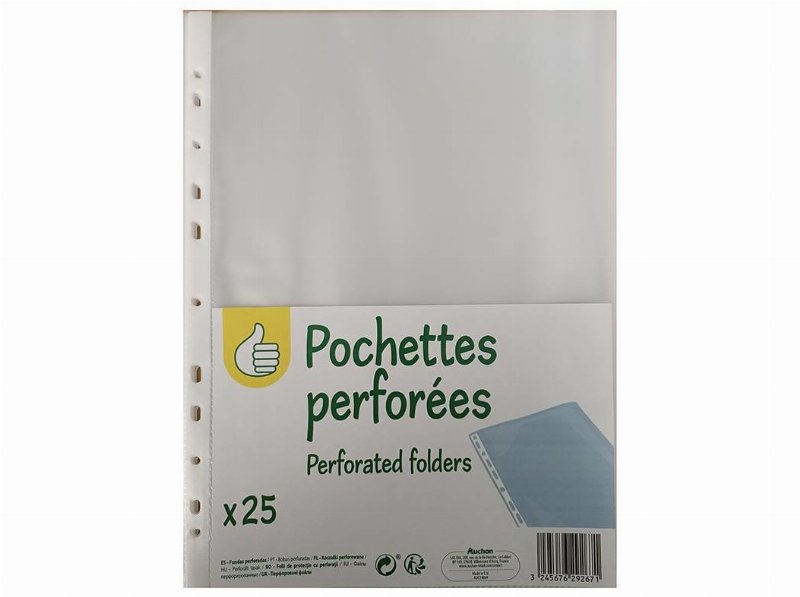 Bolsa Catalogo A4 Polegar 35 Microns 25 Unidades