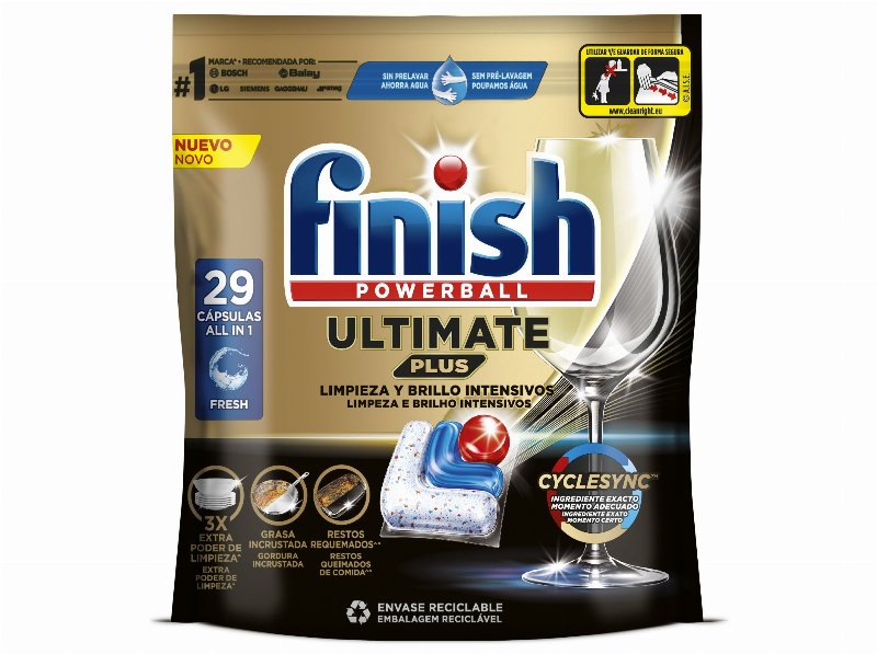 Det. Loiça Máquina Finish Ultimate Plus 29Pastilhas