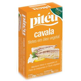 Filete De Cavala Em Óleo Pitéu 120 gr (Peso Escorrido 78 gr)