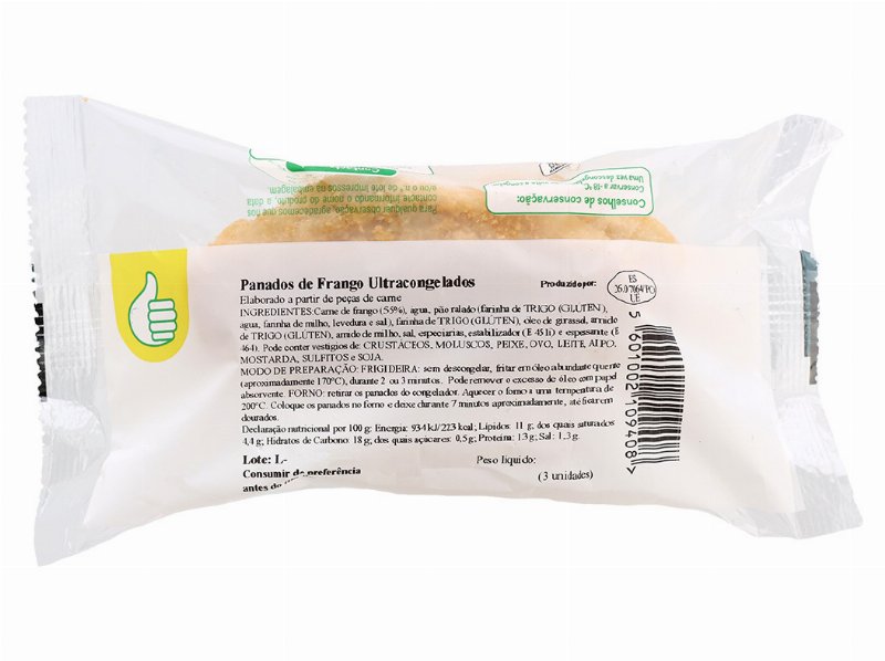 Panados De Frango Polegar 3Un 150 g