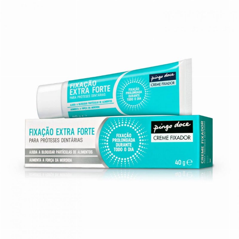 Creme Fixador De Próteses Dentárias Extra Forte Pingo Doce 0.04Kg