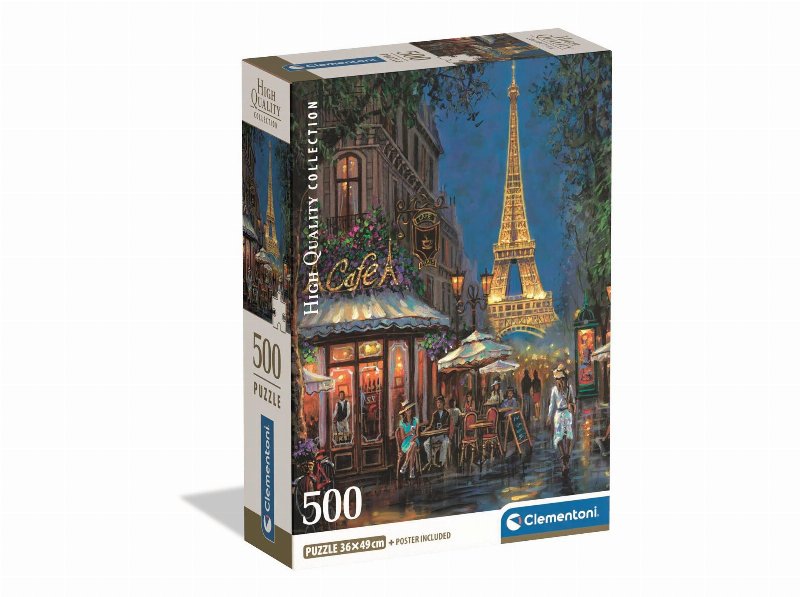 Puzzle Eiffel Café Clementoni 500 Peças