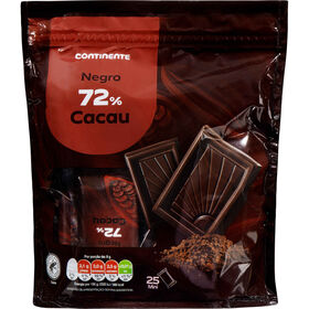Napolitanas Chocolate Negro 72% Continente 200 gr