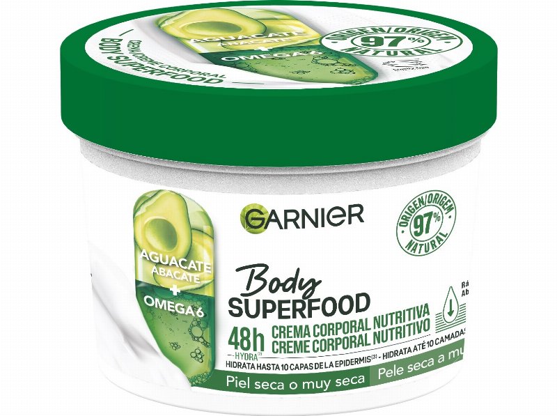 Creme Corpo Garnier Bodyfood Abacate 380 ml