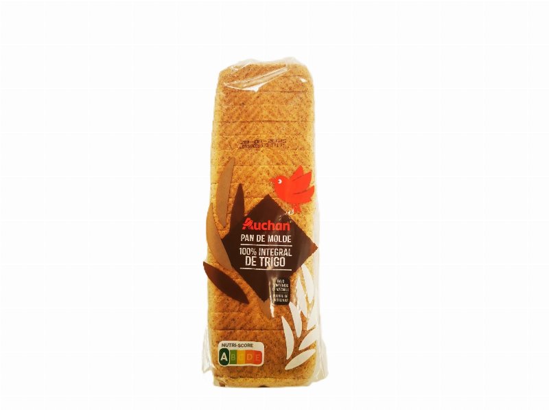 Pão De Forma Auchan Trigo Integral 600 g