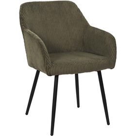 Conjunto De 2 Cadeiras Estofadas Verde Scott