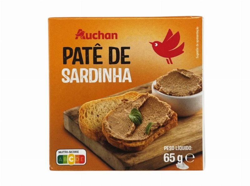 Patê Sardinha Auchan 65 g