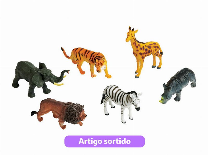 Animais Da Selva One Two Fun 9-12Cm Modelos Sortidos