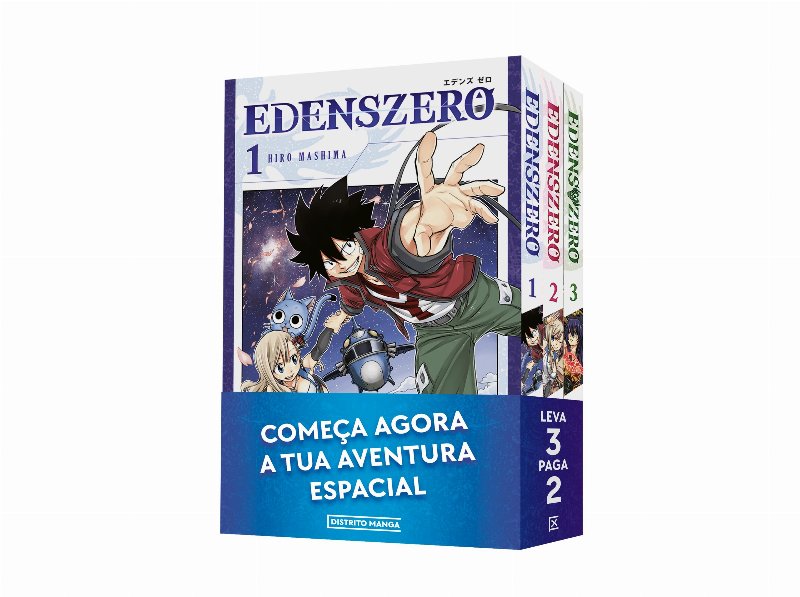 Pack Edens Zero - Livros 1 2 E 3 De Hiro Mashima