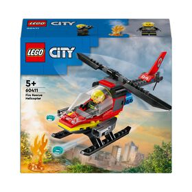 Lego City - Helicóptero De Resgate Dos Bombeiros - 60411