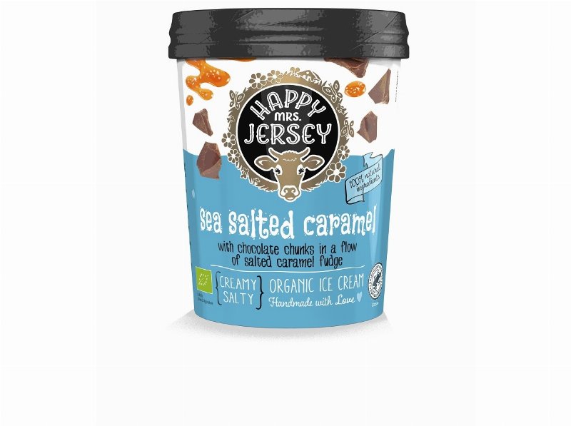 Gelado Happy Mrs Jersey Caramelo Salgado Bio 500 ml