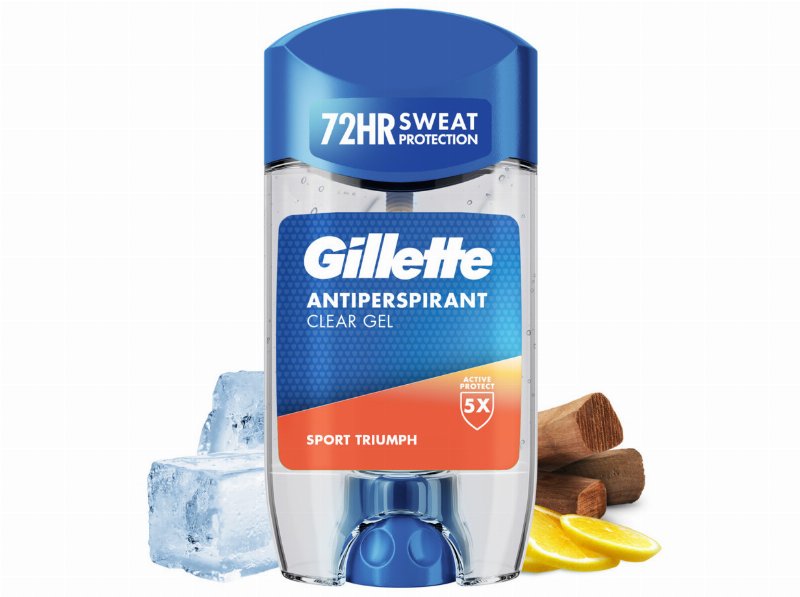 Desodorizante Stick Gillette Clear Gel Sport Triumph 70 ml
