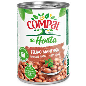 Feijão Manteiga Cozido Compal Da Horta 410 gr (Peso Escorrido 234 gr)