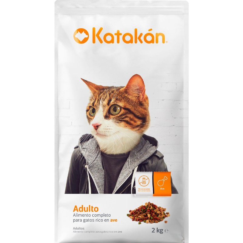 Alimento Seco Para Gato Rico Em Aves 2 kg