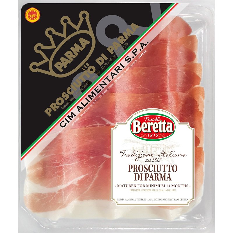 Presunto De Parma Dop Fatias (14 Meses) 90 g