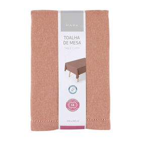 Toalha Mesa Terracota Chambray Kasa