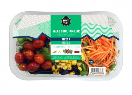 Salada Familiar Embalada Nossa Fruta E Legumes 0.3Kg