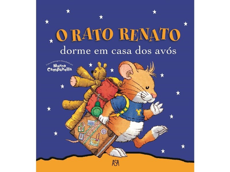 Livro O Rato Renato 6 - Dorme Em Casa Dos Avós