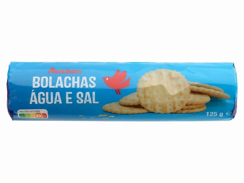 Bolacha Auchan Água E Sal 125 g