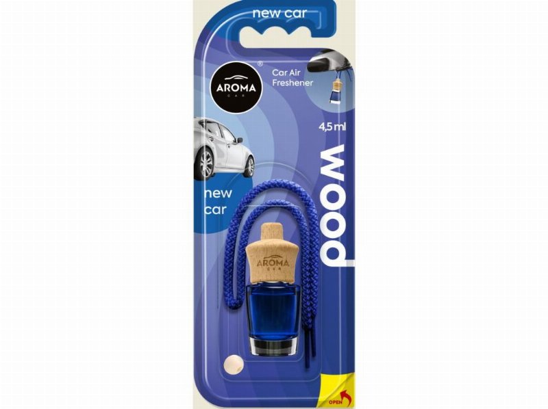 Ambientador Auto Aroma Car Wood 4.5 ml New Car