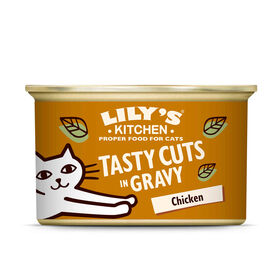 Comida Húmida Para Gato Adulto Tasty Cuts Frango Lily's Kitchen 85 g
