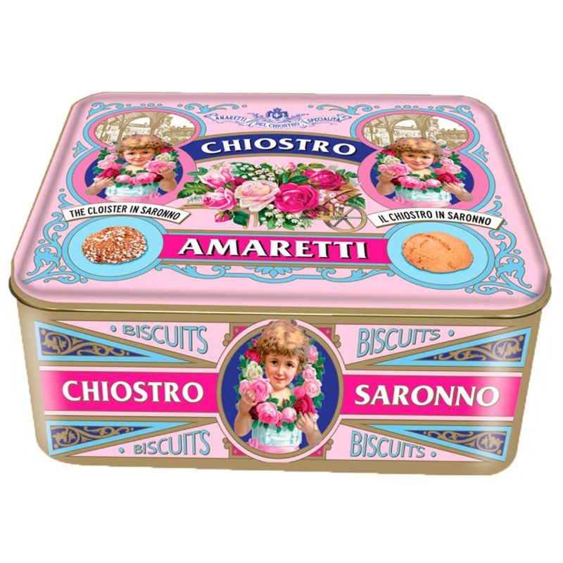 Bolachas Sortida Amaretti Crunchy E Soft Vintage Lata 225 g
