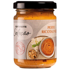 Molho Pesto Ricota Noz Continente Seleção 135 gr
