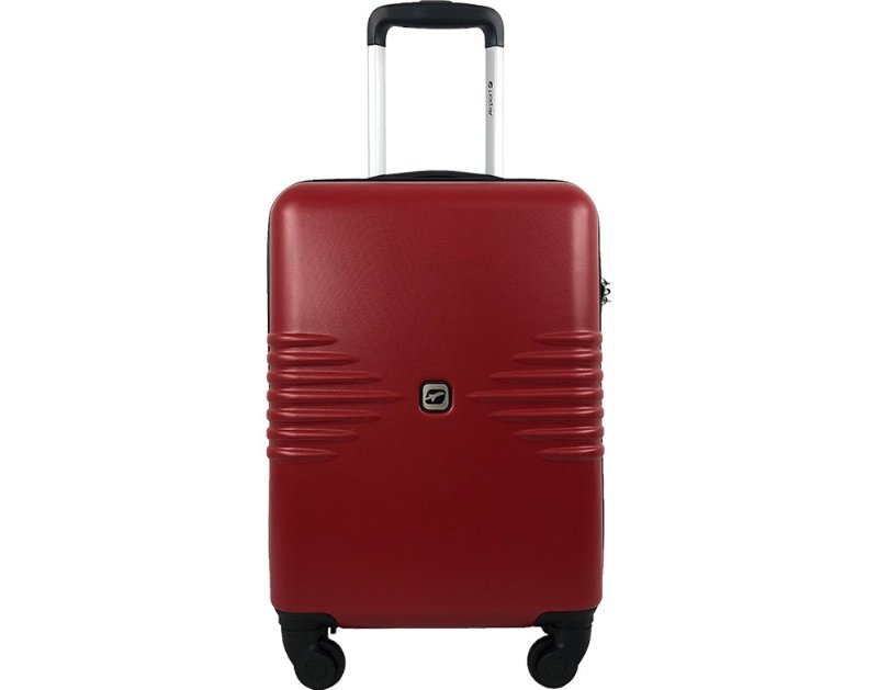 Mala De Cabine Rígida Airport Vermelho 4 Rodas 50Cm